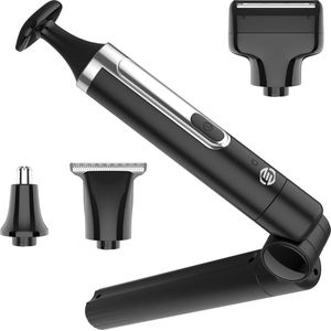 Equivera Bodygroomer Mannen - Trimmer Heren - Body Trimmer Mannen - Veilig Scheren - Scheerapparaat - Schaamhaar Trimmer Mannen - Trimmer Mannen Schaamstreek