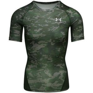 Under Armour HeatGear? Armour Camo heren compressie shirt groen