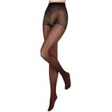Sarlini - Dames Fantasie Panty - Zwart - 40 Denier