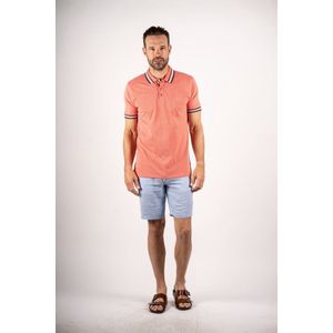 Pre End heren poloshirt - polo heren KM - 100457 - Aspen - coral uni - maat M