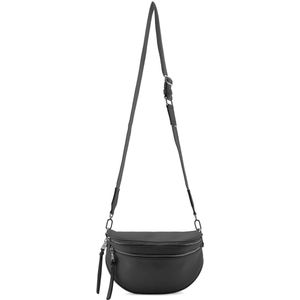 FREDsBRUDER Leren Schoudertas Bestie Beltbag Black Zwart