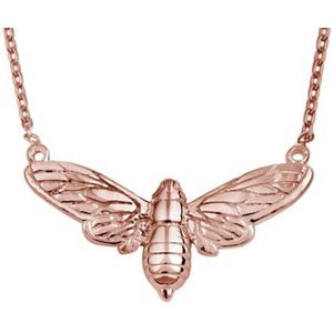 Ketting 'Vlieg' - Rosé Goud