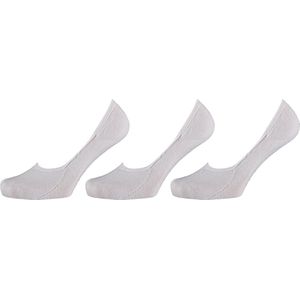 Apollo - Bamboe Sneaker Footies - Wit - 3-Pak - Maat 35/38 - Bamboe sokken - Footies dames - Sneaker sokken dames