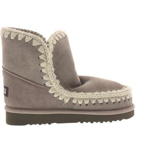 Mou Eskimo 18 Glitter Logo Vachtlaarzen - Warme Laarzen - Dames - Taupe - Maat 41