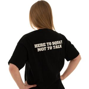 Oversized T-shirt Unisex – DM Training Inspire Shirt met Quote – Comfort Fit voor Gym & Casual – Ademend & Zacht – Bestel 1 Maat Kleiner (zwart)