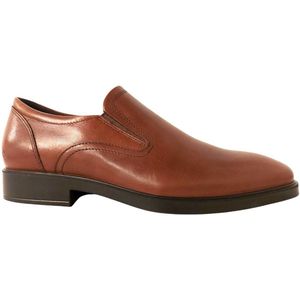 Ecco - Instapper 523304 01014 - Cognac - Gladleer - Lichtgewicht Loopzool