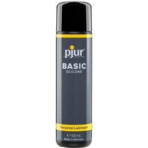 Pjur Basic Glijmiddel Op Siliconenbasis - 100 ml - Waterbasis - Vrouwen - Mannen - Smaak - Condooms - Massage - Olie - Condooms - Pjur - Anaal - Siliconen - Erotisch