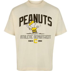 Peanuts Charlie Brown - Athletic Department - Oversize Heren T-shirt - natuur - S