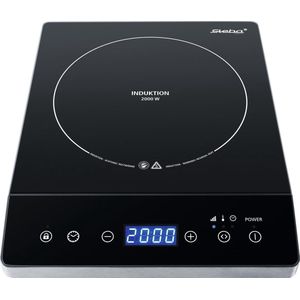 Steba IK75 - Inductiekookplaat - 1 pits - ø 23 cm - max 2000 Watt - timer - 10 vermogensniveaus