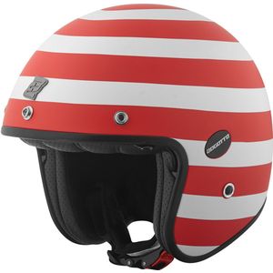 Bogotto - V587 Scacchi - Jethelm - Rood Wit - Carbon