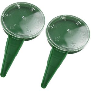 2-delige tuinzaaddispenser, zaaimachine, zaaibak, zaaibak, 5 verschillende sets tuingereedschap, zaaimachine (groen en donkergroen)