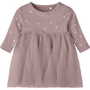 NAME IT NBFNADJA LS DRESS NOOS Meisjes Jurk - Maat 62