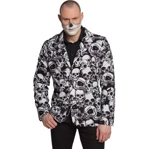 Boland - Jasje Skulls (XL) - Volwassenen - Skelet - Halloween verkleedkleding - Horror - Day of the dead