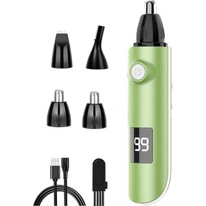 White-label Neustrimmer Mannen - Bodygroomer - Scheerapparaat - Oortrimmer - Groen en Zwart