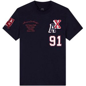 Armani Exchange Xm001452_af10361 T-shirt Blauw XL Man