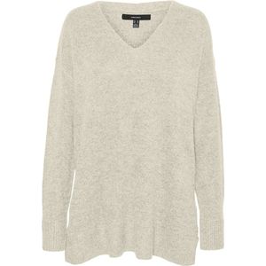 VERO MODA - VMFILUCA LS V-NECK LONG PULLOVER GA NOOS - Dames - Gebreide truien