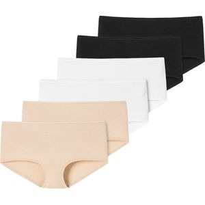 Schiesser Dames shorts slip 6 pack 95/5 organic cotton