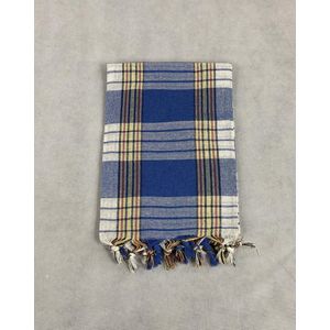 Romana Products Classic Hamamdoek - Baddoek - Strandlaken - Saunalaken - 70 x 170 cm - Blauw