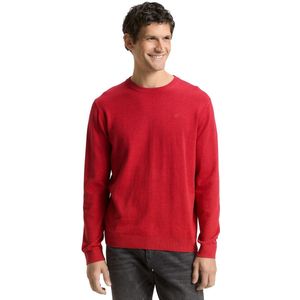 TOM TAILOR heren trui, 13686 - Salsa Red Non-solid, XXL