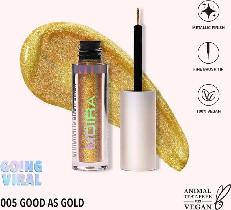 Chromatic - Show Liner 005 - Gelliner - Goud - Veganistisch - 2,5 ml