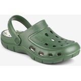 Women’s clogs coqui jumper moss green modern tropical 36