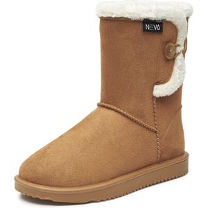 Gevavi Neva NV03 Camel Gevoerde Laarzen Dames