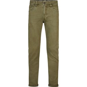 Petrol Industries - Heren Russel Gekleurde Regular Tapered Fit Jeans jeans - Groen - Maat 34