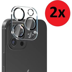 Geschikt voor iPhone 14 Pro Camera Protector- 14 Pro Max Camera Protector - Camera Glazen Lens Screen protector 2x