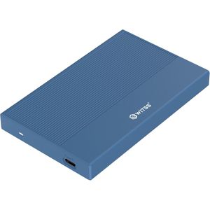 Switss® - 2.5” HDD/SSD Behuizing (Blauw) - SATA III | UASP - Externe behuizing - USB 3.0 | USB-C