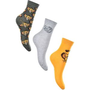 Lion King - sokken Lion King - 3 paar - maat 23/26