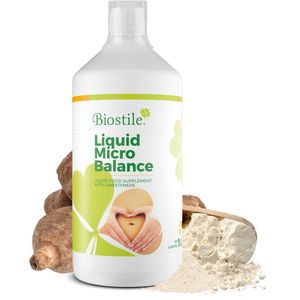 Biostile – Liquid Micro Balance – Vloeibaar Prebioticum - Arabinogalactan – Inuline en Bèta - 1 L
