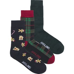 JACK&JONES - JACXMAS CHECK SOCKS GIFTBOX - Heren - Sokken