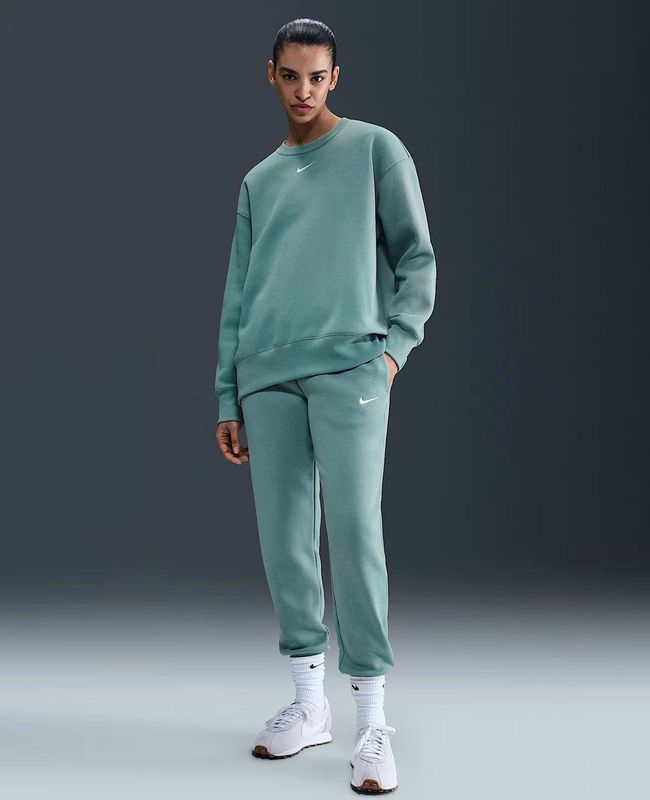 Nike - Jogger Phoenix - Groen - Dames - Sportbroek