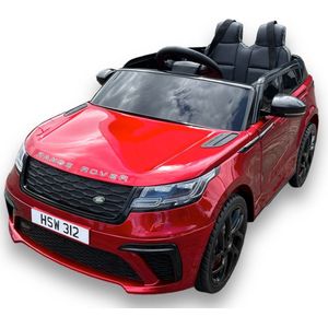 Kars Toys - Range Rover Velar - Elektrische Kinderauto - Rood - Met Afstandsbediening