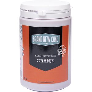 BrandNewCake® Kleurstof Gel Oranje 1kg - Eetbare Voedingskleurstof - Kleurstof Bakken
