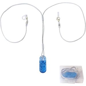 2 Set Anti-Lost Lanyard voor Hoortoestellen - Veiligheidsretainer met 7mm en 9mm Siliconen Lussen & Opbergcase