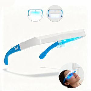 Mvolo® Lichttherapiebril PRO – Zonlicht - Daglichtbril – Blauw en Wit Licht – UV-vrij – Compact en Draagbaar - Gratis E-boook