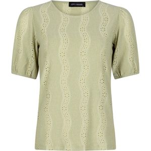 Lofty Manner T-shirt Top Oliva 461 Mint Dames Maat - XS