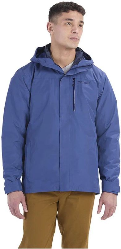 Marmot - Ramble Component - Veste - Blauw - 3 in 1 - Waterdicht - Ademend
