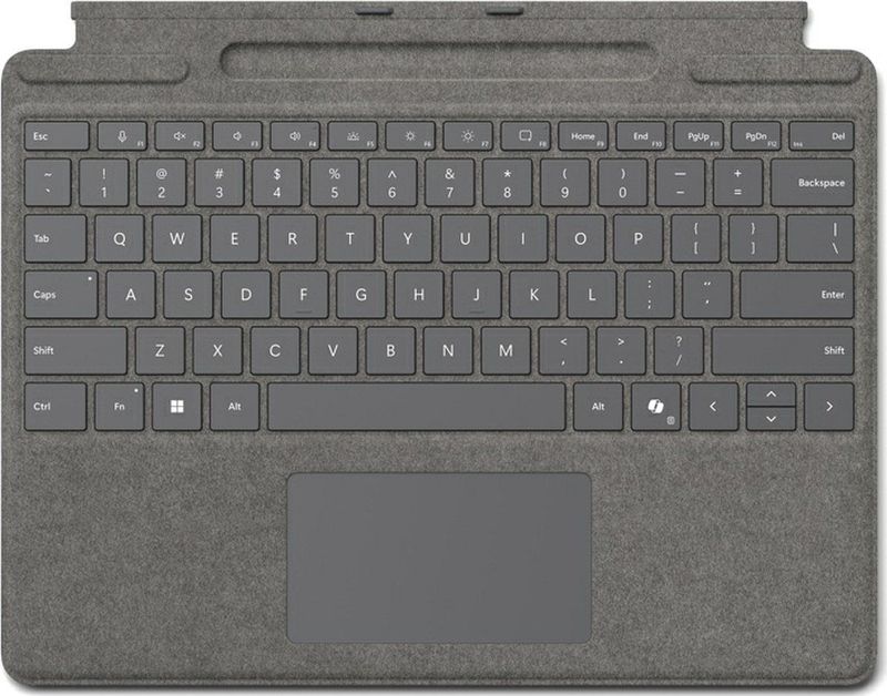 Microsoft 8XB-00197 toetsenbord voor mobiel apparaat Microsoft Cover port Platina