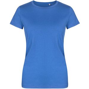 Women's T-shirt met ronde hals Azuur - 3XL