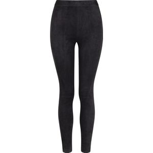 CELYN STRETCH SUEDE LEREN LEGGING - KONINGSBLAUW - MAAT 3XL (46)