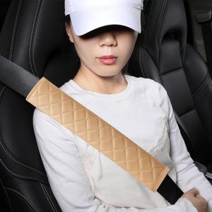 Veiligheidsgordelhoezen voor volwassenen en kinderen - zachte autogordelkussen voor sedan, SUV en vrachtwagens - schoudernek borstbeschermers - set van 2