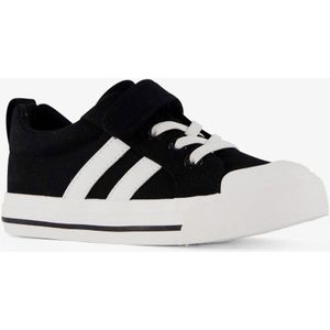 Canvas kinder sneakers zwart wit - Maat 35