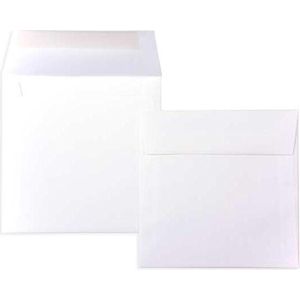 Enveloppen Wit 16,5x16,5cm Premium Opaak (50 stuks)
