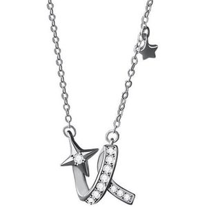 Zilveren Ketting - Vallende Ster - Halsketting Zilver