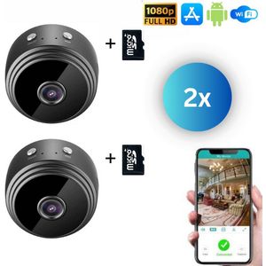 Verborgen Camera A5 - WiFi - 64GB SD - Beveiligingscamera - Draadloos