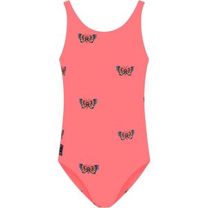 Son of a Beach - Vlinder Meisjes Badpak - maat 74-80 - Paars