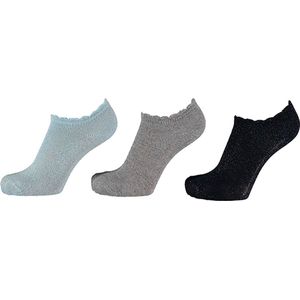 iN ControL 3pack LUREX sneakersocks blue 35/38