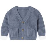 Vertbaudet - Babyvestje - V-hals - Grof Gebreide Stof